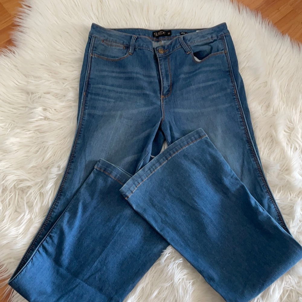 High rise flare jeans